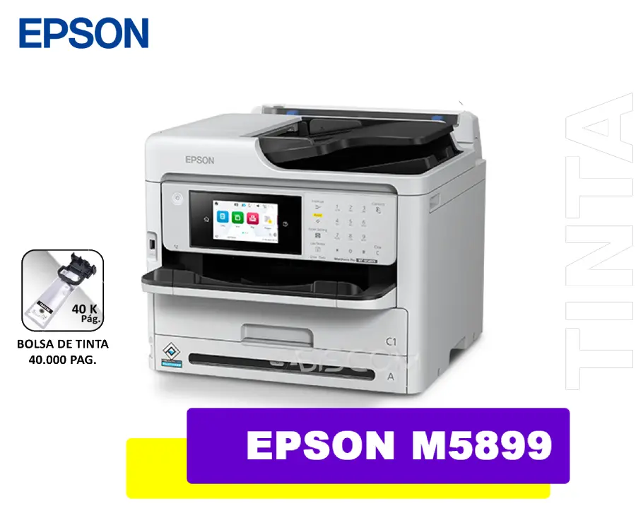 IMPRESORA MF EPSON M5899 Tinta Mono A4 LAN|WiFi